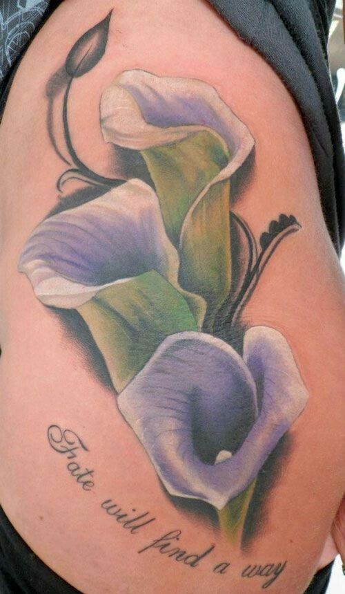 Pin by Erica Curtis on tattoos | Calla lily tattoos, Lily tattoo design, Lily  flower tattoos