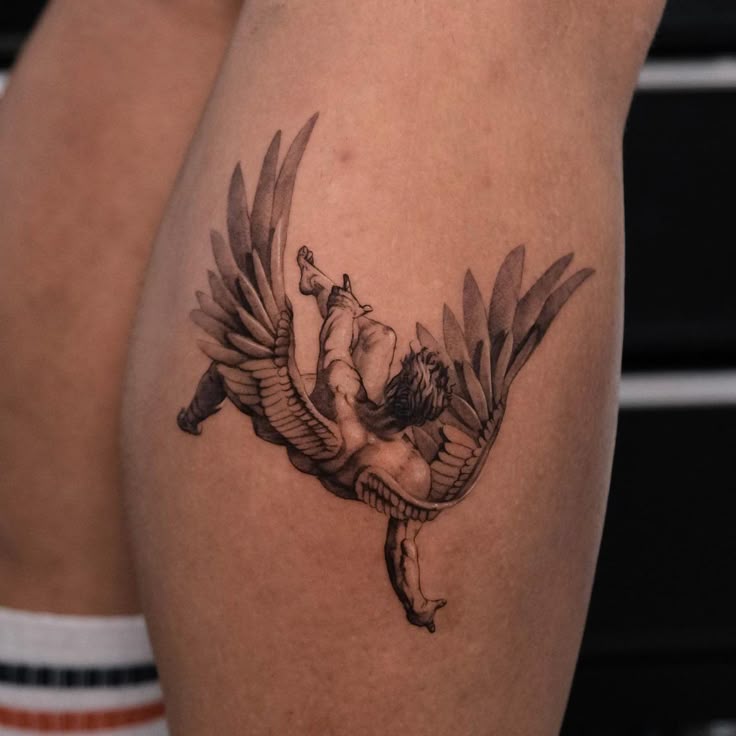 50+ Icarus Tattoo Designs That Perfectly Capture the Mythological Symbolism  - AI Tattoo Lab
