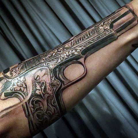 210+ Powerful Gun Tattoo Designs (2024)