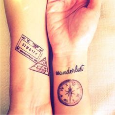 11 Wanderlust tattoo ideas | wanderlust tattoo, travel tattoo, cool tattoos