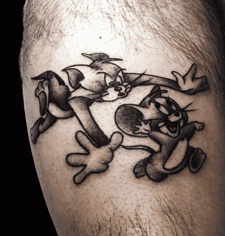 Tom and Jerry Tattoo Design Ideas Images