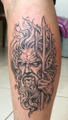 230 Best Poseidon Tattoo Ideas in 2025 | poseidon tattoo, mythology tattoos,  greek tattoos