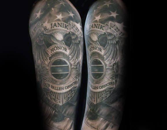 47 Amazing Police Tattoos for Men
