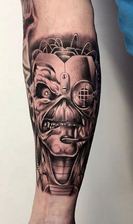 Best 45 Iron Maiden Tattoo Designs and Ideas - NSF News