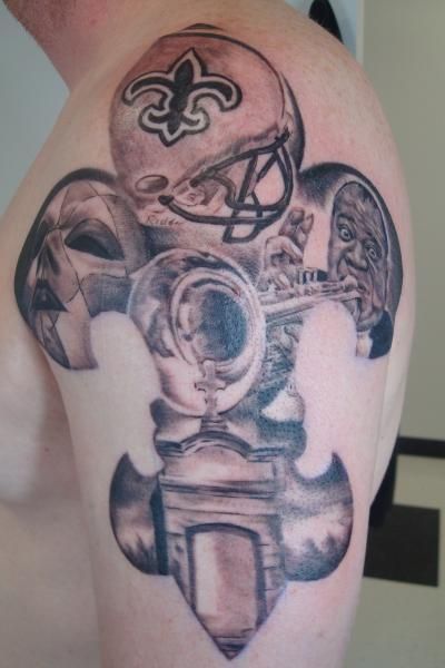 Fleur de lis tattoo, Rebirth tattoo, Tattoos