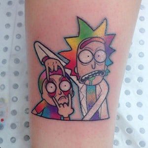 28 Amazing Tattoos Inspired by Rick and Morty