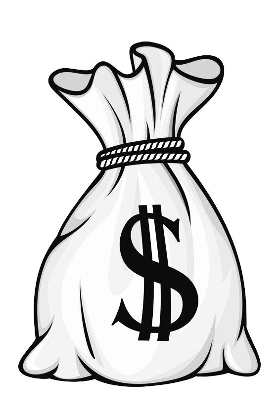 Money Bag Tattoo Design