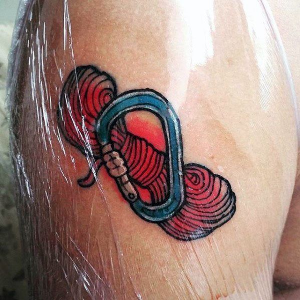 60 Rock Climbing Tattoos for Men