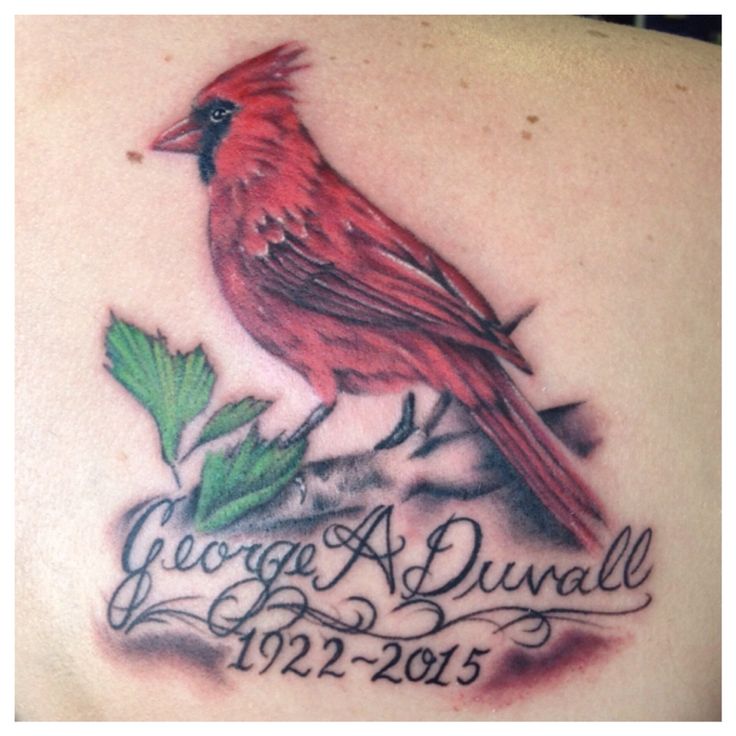 Pin by Janet Parker on Mom | Cardinal tattoos, Memorial tattoo grandmother, Memorial  tattoos