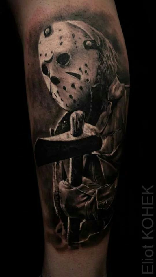 Pin by TeSs on TATOO | Movie tattoos, Halloween tattoos, Mask tattoo