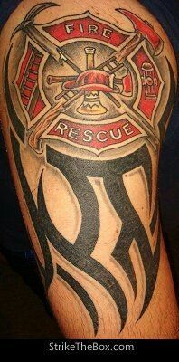 Fire fighter tattoos: 220 Firefighter Tattoos ideas to save today |  firefighter, tattoos and more