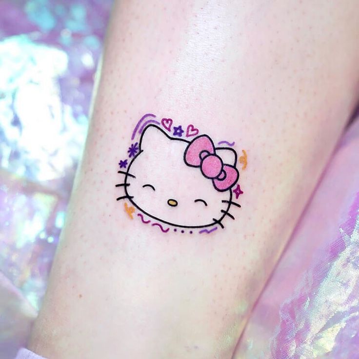 Cute Hello Kitty Tattoo Ideas for Women - Mom's Got the Stuff