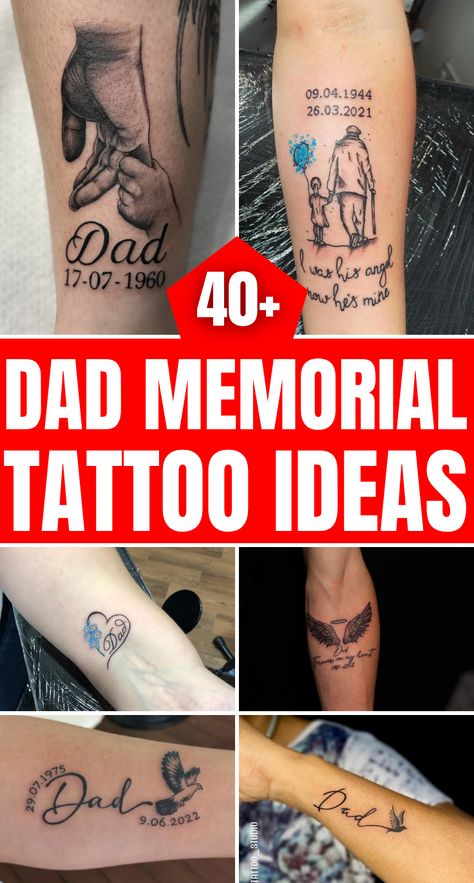 Mom and Dad Memorial Tattoos
