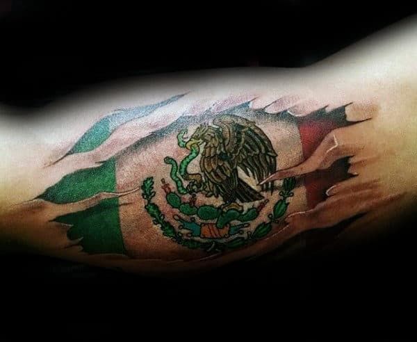 50 Mexican Eagle Tattoo Designs for Men