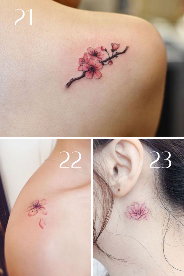 Cherry Blossom Tattoo Ideas {53 BEAUTIFUL IDEAS}