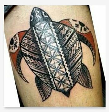 Fijian tribal turtle