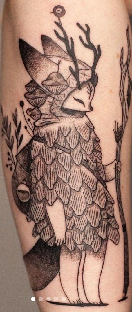 Pin by Lucas Daniel 🐲 on tattoo in 2025 | Sketchy tattoo, Druid tattoo,  Fantasy tattoos