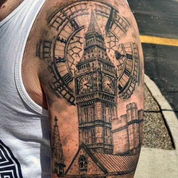 50 Big Ben Tattoo Designs for Men