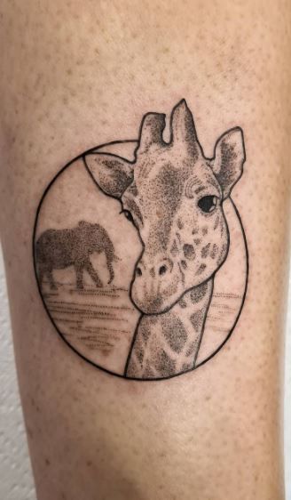 95 Unique Giraffe Tattoos, Ideas, & Meaning - Tattoo Me Now