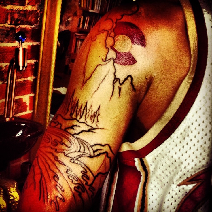 Colorado half sleeve <3 def digging the idea of a Colorado piece.