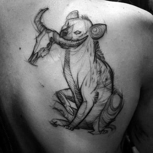 60 Hyena Tattoo Designs for Men