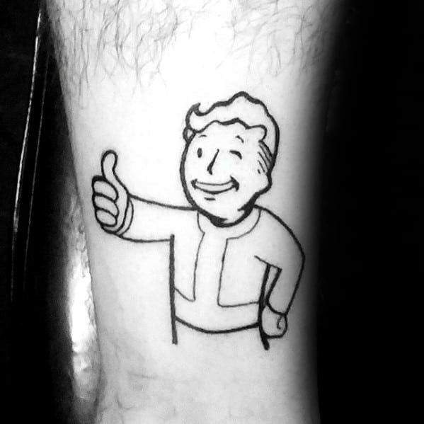 70 Fallout Tattoo Designs for Men