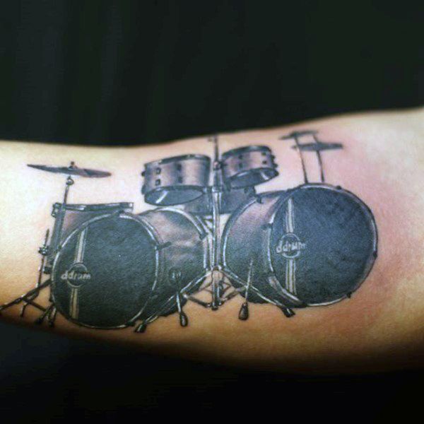 67 Stunning Drum Tattoos for Men