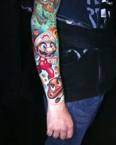 20 Best Super mario tattoo ideas | mario tattoo, super mario tattoo, gaming tattoo