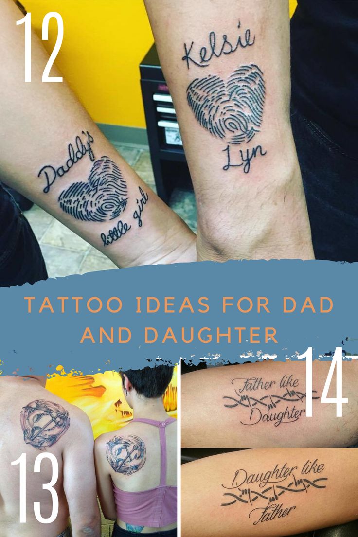 41 Father Daughter Tattoo Ideas