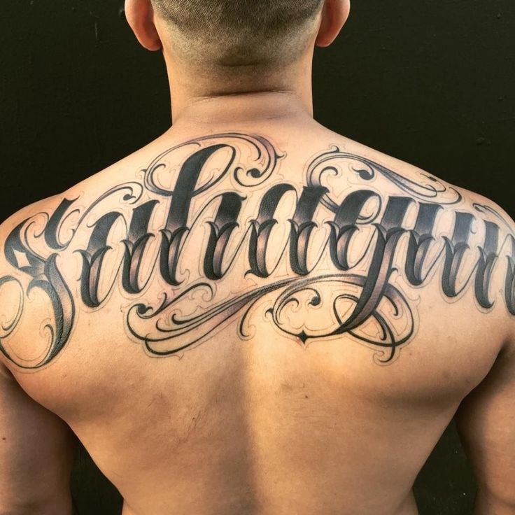 Last Name Old English Back Tattoos For Men - 4 betting tips