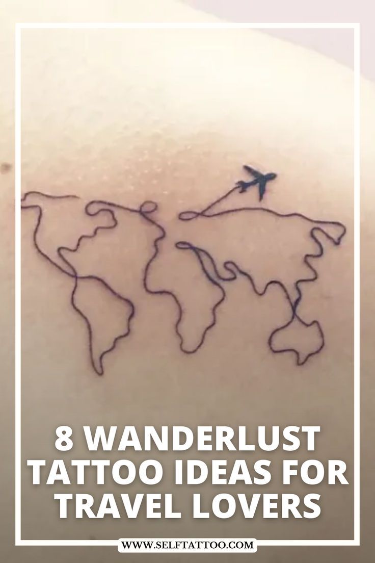 8 Wanderlust Tattoo Ideas For Travel Lovers