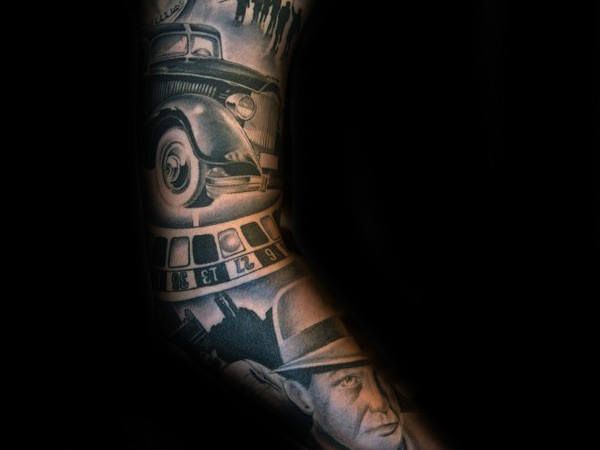 49 Amazing Gangster Tattoos for Men