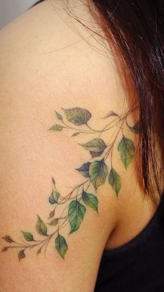 50 Vine Tattoos | Tattoo Designs, Ideas & Meaning - Tattoo Me Now | Vine  tattoos, Elegant tattoos, Green tattoos