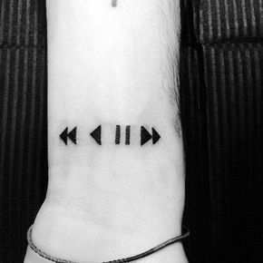 43 Simple Music Tattoos for Men