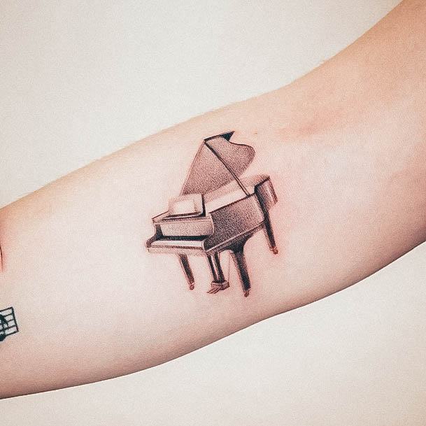 Keyboard Piano Tattoo