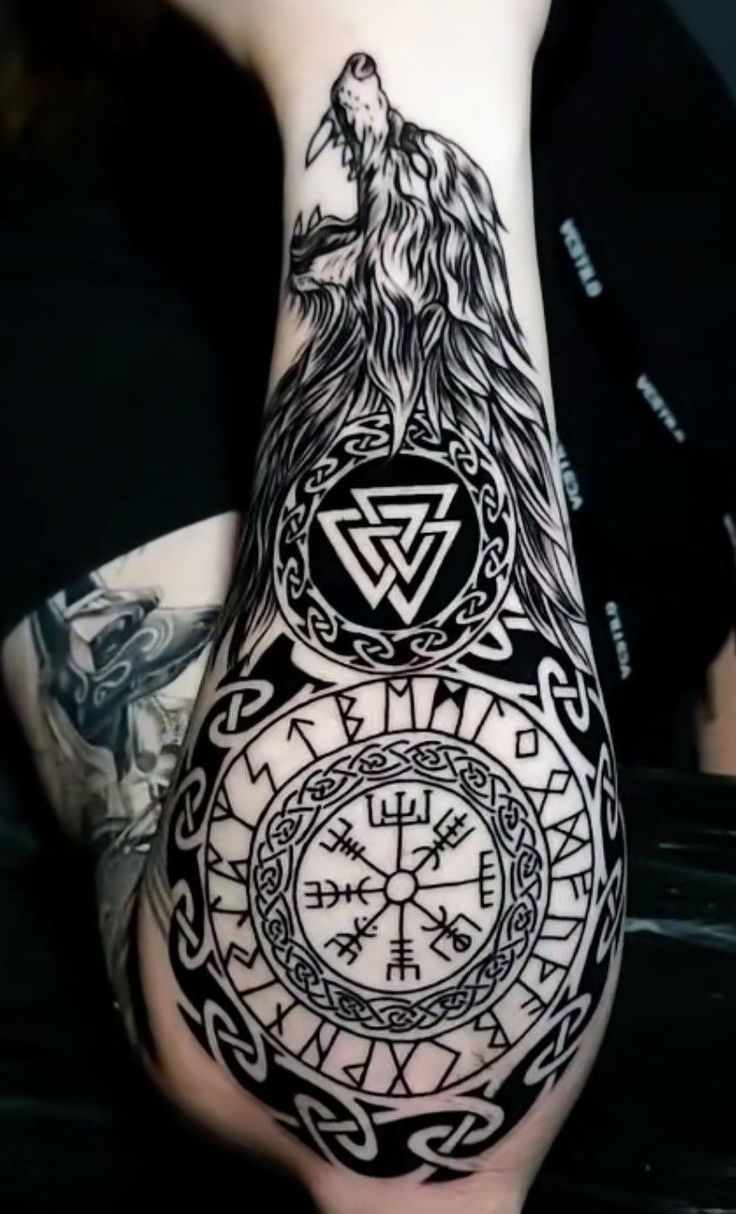 165 FRIGHTENING FENRIR TATTOOS: Meanings, Tattoo Ideas & Tattoo Designs