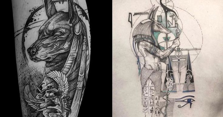 16 Powerful Anubis Tattoo Designs with Meaning