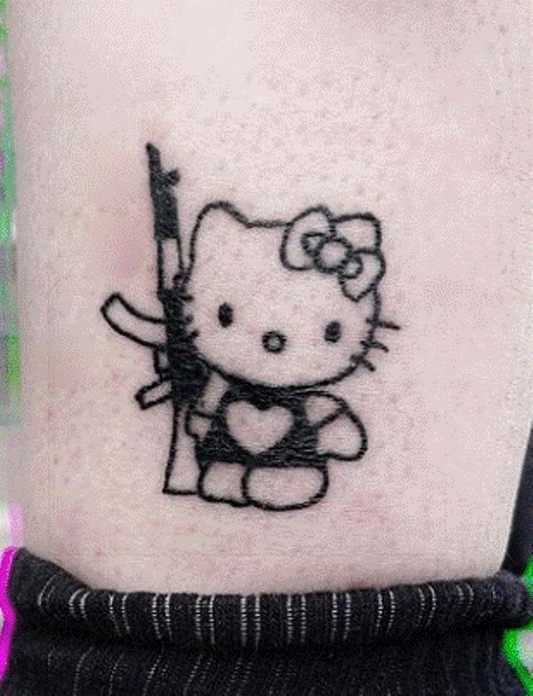 50+Amazing Hello Kitty Tattoo Designs with Meanings, Ideas, and Celebrities  - Body Art Guru