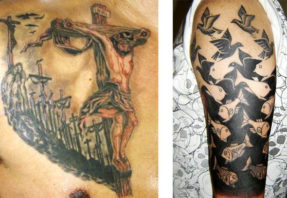 Top 10 Optical Illusion Tattoos