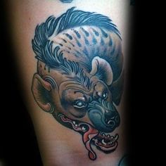 12 Hyena tattoo ideas | hyena tattoo, hyena, traditional tattoo