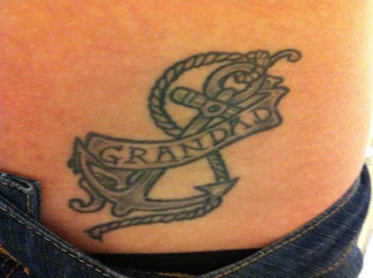 Anchor in memory of my grandad