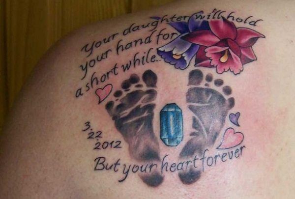 Baby Footprint Tattoo Ideas - 26 Sweet Collections | Design Press