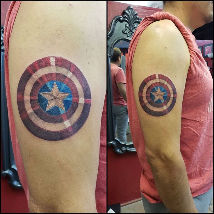 UPDATED] 40+ Heroic Captain America Tattoos
