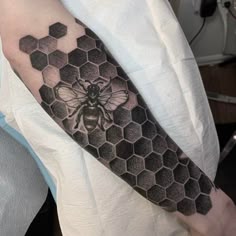 Discover 66 Honeycomb Tattoo and Bee Tattoo Ideas | queen bee tattoo,  bumble bee tattoo, geometric bee tattoo honeycomb and more