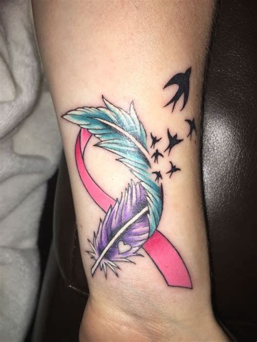 The 80 Best Cancer Ribbon Tattoos for Men | Improb