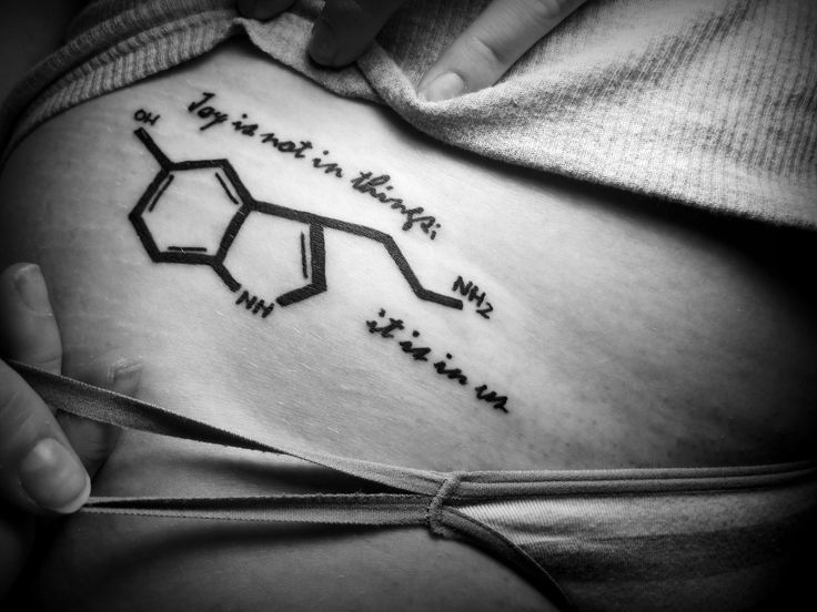 Serotonin tattoo
