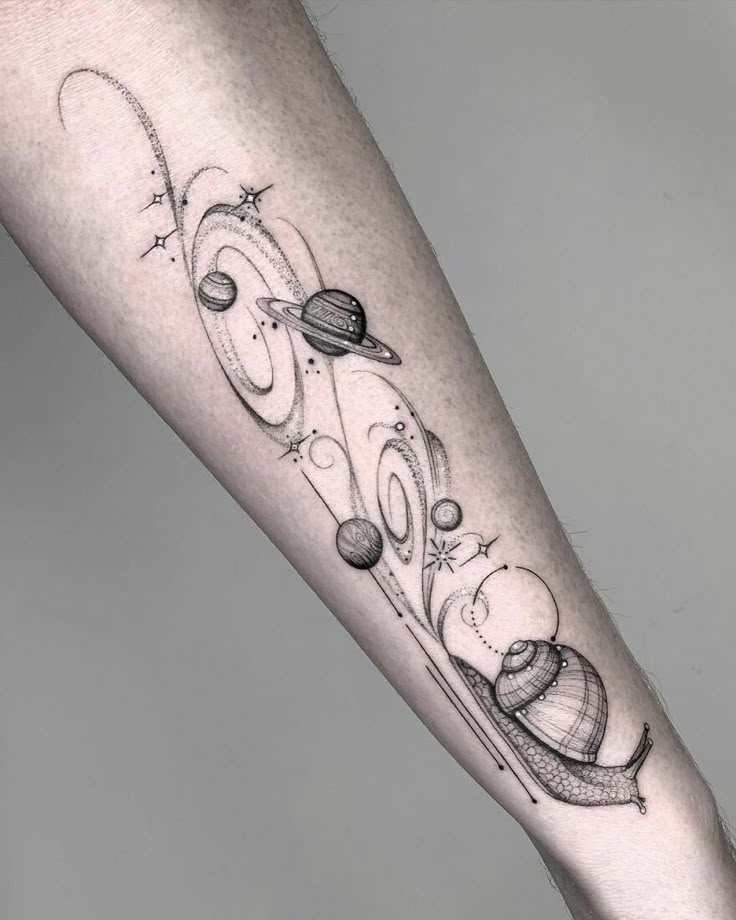 110 Space Tattoos That Are Basically Outer Space Cool