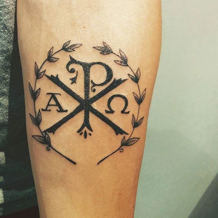 51+ Chi Rho Tattoo Designs And Meanings [2024] | Spiritustattoo.com