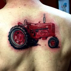 Discover 9 Farm Scene Tattoos and Farmall Tractor Tattoo Ideas | tractor  tattoo memorial, forest galaxy tattoo, wind turbine outline and more