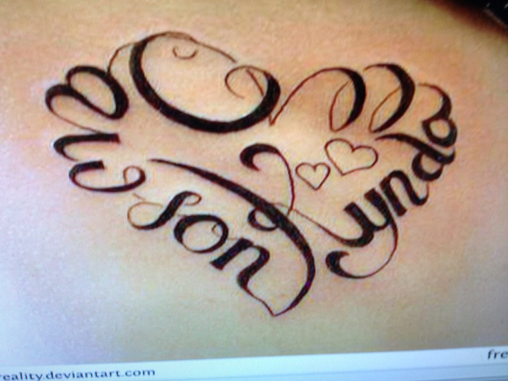 Heart tattoo idea